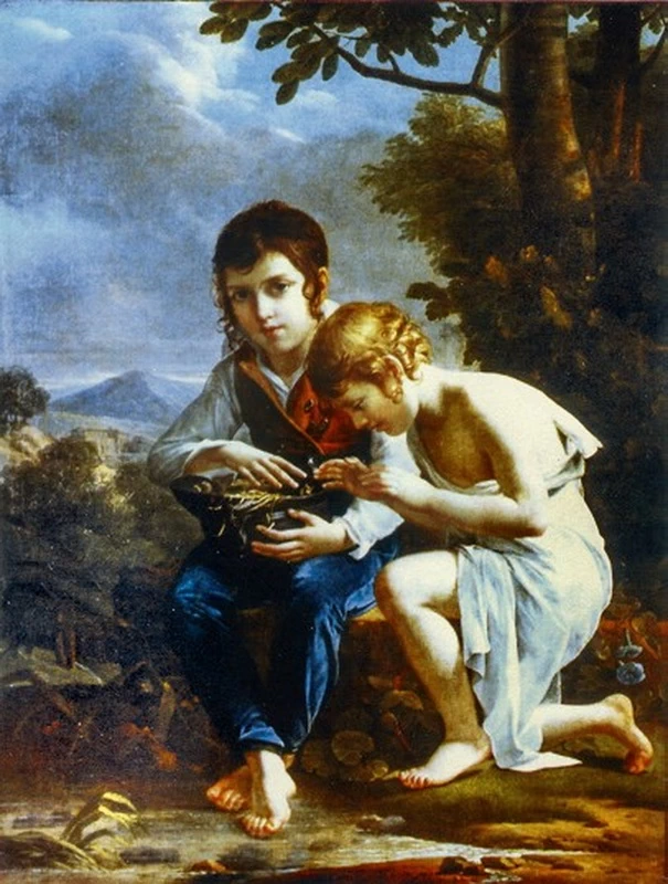 Ritratto di Prosper et Denys Benoist, figli dell'artista